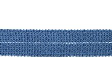 Einfasstresse Wolle 32 mm - Wellenmuster - dunkles jeansblau