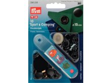 Prym 10 Druckknöpfe Sport & Camping 15mm - brüniert