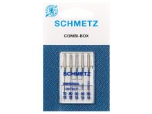 Combi-Box Schmetz Nähmaschinennadeln - Universal/Jeans/Stretch 130/705 - 70/80/90 mm - 5 Stück