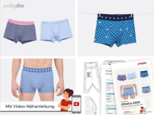 Papierschnittmuster pattydoo Boxershorts JONAS & JOHN - Jungs und Herren