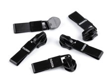 Zipper/Schieber für Spiralreißverschlüsse Fashion 7 mm - Set 5 Stück - schwarz