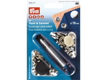 Prym NF-Druckknöpfe Yacht & Caravan MS 15 mm - silberfarbig