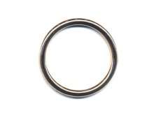 O-Ring Rundring vernickelt 30mm silber