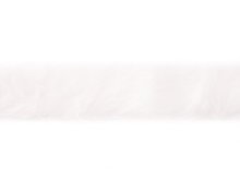 Pelzimitatband/Borte ca. 4 cm breit - uni weiß