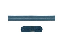 Schrägband/Einfassband Baumwolle gefalzt 20 mm - 3 m Coupon - uni jeansblau