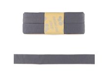 Jersey Viskose Schrägband/Einfassband gefalzt 20 mm x 3 m Coupon - uni mausgrau