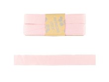 Jersey Viskose Schrägband/Einfassband gefalzt 20 mm x 3 m Coupon - uni rosa