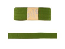 Jersey Viskose Schrägband/Einfassband gefalzt 20 mm x 3 m Coupon - uni olive