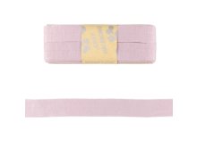 Jersey Viskose Schrägband/Einfassband gefalzt 20 mm x 3 m Coupon - uni pastellrosa