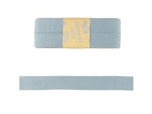 Jersey Viskose Schrägband/Einfassband gefalzt 20 mm x 3 m Coupon - uni blassblau