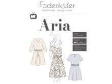 Papier-Schnittmuster Fadenkäfer Aria - Kleid - Damen 