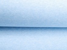 Feinripp Jersey Melange Sanetta - meliert helles blau