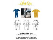 Französische Papier-Schnittmuster Ikatee - Jumpsuit BROOKLYN - Kleinkinder