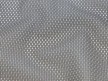 Mesh - Futterstoff - uni metallic grau