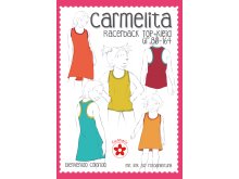 Schnittmuster CARMELITA - Racerback Shirt / Kleid für Mädchen