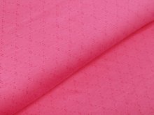 Jersey - gepunktetes Rautenmuster - rosa