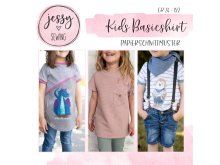 Papier-Schnittmuster Jessy Sewing - Oberteil "Kids Basicshirt" - Kinder