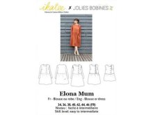 Französische Papier-Schnittmuster Ikatee - Bluse / Kleid ELONA Mum - Damen