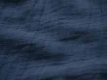 Baumwoll Musselin Double Gauze - uni jeansblau