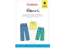 Papierschnittmuster Farbenmix Basicjeans HENRI- Jungs und  Mädchen 