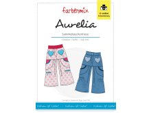 Papierschnittmuster Farbenmix Sammeltaschenhose AURELIA - Mädchen 