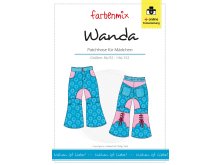 Papierschnittmuster Farbenmix Patchhose WANDA - Mädchen 