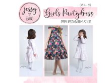 Papier-Schnittmuster Jessy Sewing - Kleid "Girls Partydress" - Kinder