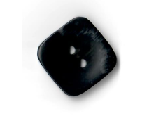Knopf eckig  mit Farbverlauf  ca. 23,5 mm- schwarz