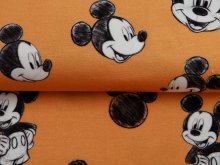 Jersey Hemmers Itex Digitaldruck Disney Mickey Mouse - Mickey im Comicstyle - orange