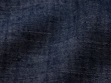Viskose Leinen - uni jeansblau