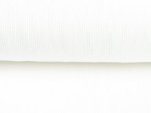 Jersey Waffelstrick - mini Waffeloptik - uni wollweiß