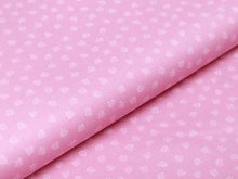 Webware Baumwolle - kleine Anker - rosa