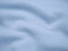 Angerauter Sweat - uni hellblau