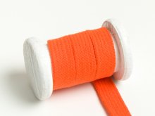 Flache Baumwoll Kordel / Band Hoodie / Kapuze 18 mm breit orange