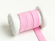 Flache Baumwoll Kordel / Band Hoodie / Kapuze 18 mm breit rosa
