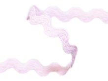 Bogenlitze Zackenlitze hochwertige Baumwolle - ca. 10 mm - uni helles rosa