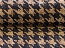 Kork Coupon 50 cm x 65 cm - Hahnentritt-Muster