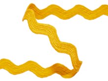 Bogenlitze Zackenlitze hochwertige Baumwolle - ca. 20 mm - uni orange