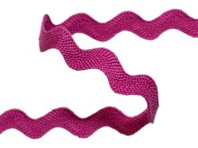 Bogenlitze Zackenlitze hochwertige Baumwolle - ca. 20 mm - pink