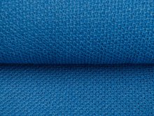 KDS Queen's Collection - Jersey Strickstoff - löchrige Struktur - jeansblau