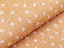 Jacquard Doubleface - Dots - ocker