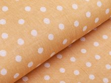 Jacquard Doubleface - Dots - ocker