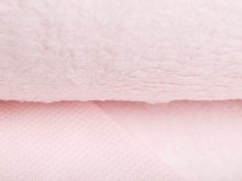 Fur Zottel-Wellnessfleece - uni rosa