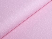 Jersey Swafing - Little Spring - unregelmäßige Punkte - rosa