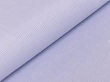 Single Jersey Sanetta - feine Streifen - hellblau