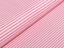 Single Jersey Sanetta - Streifen - pink
