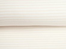 Jersey Yarn Dyed - Streifen - weiß-ecru