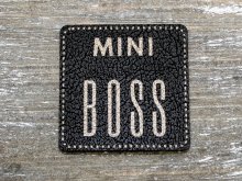 Label Kunstleder KDS - Mini Boss - anthrazit