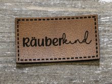 Label Kunstleder KDS - Räuberkind  - braun