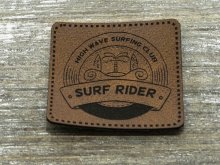 Label Kunstleder KDS - Surf Rider - braun